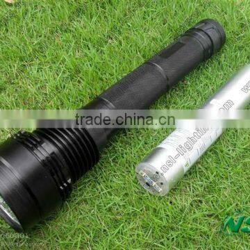 50W/38W 4500LM Waterproof Rechargeable HID Xenon Flashlight Hunting Camping Lamp Torch Black&Silver