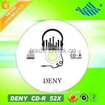 Haotian top selling music cd duplication disc