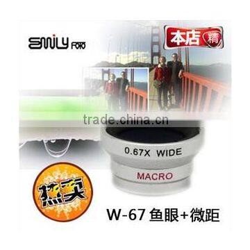 2 in 1 0.67X Wide Angle+marco Lens Camera for Cell Phone photo-5