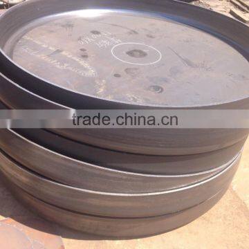 stainless steel tank forged flat dished end for pressure vessel