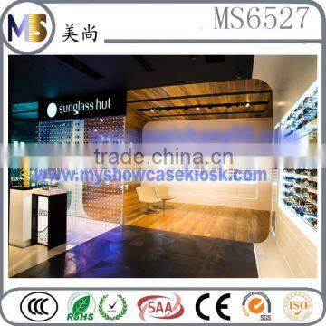 Modern sunglasses glass eyewear display showcase for store shop shopping mall