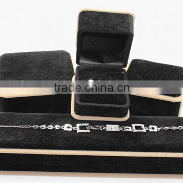 High quality vintage Velvet jewelry boxes earrings case ring box