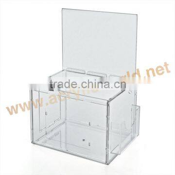 new style acrylic suggestion box wholesale acrylic donation box suggestion box