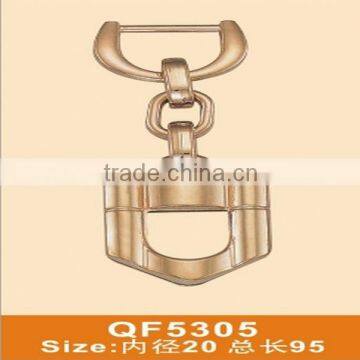QF5305 Eco-friendly gold metal custom ornament for ladies handbags