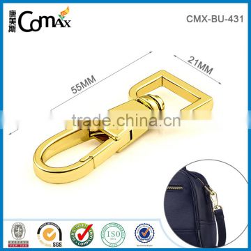 Fancy gold metal bag snap hook clasp