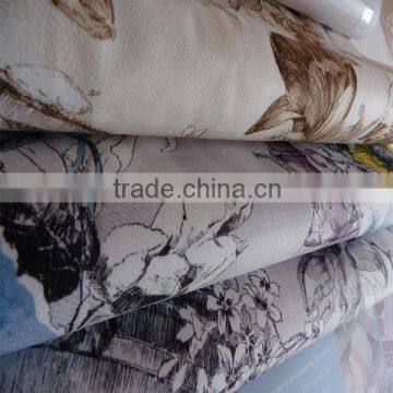 100%polyester super soft fabric used for curtain for lining printed velvet fabric