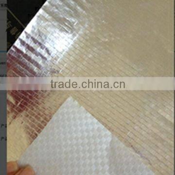 Single side Reflective aluminum foil woven cloth insulation barrier