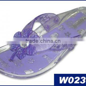 Clear Women Plastic Jelly Shoe Sandal