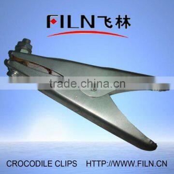 200mm big iron battery alligator clip with screw