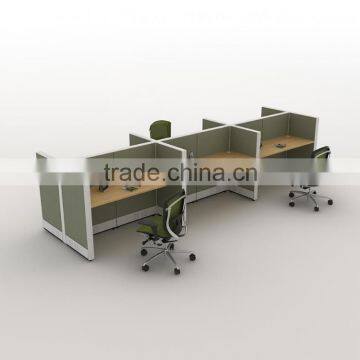 modular wooden antique office desks for 6 person workstation (T8-Series)