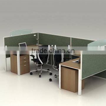 modern and economic two seats freestanding office table (TT-Series)