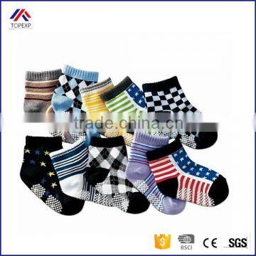 fashion boys girls cartoon newborn kids cotton sock random color baby socks