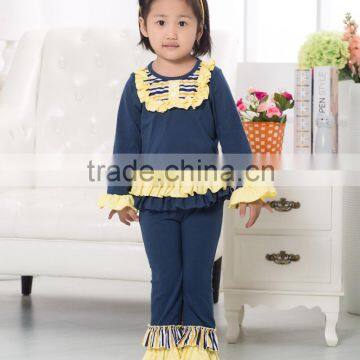 Wholesale Ruffle Fall New Baby Clothing ,kids Clothes 2015 photo-5