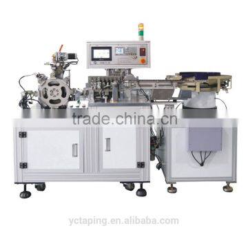 automatic capacitor sleeve wearing machine