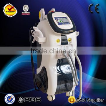 2015 top sale ipl+rf+elight+nd yag laser+cavitation 5s in 1 multifunction beauty machine with (CE/ISO/TUV)