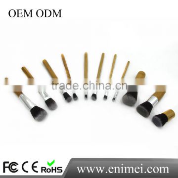 Factory famous best seller soft natural bamboo mineral cosmetics mineral makeup brush