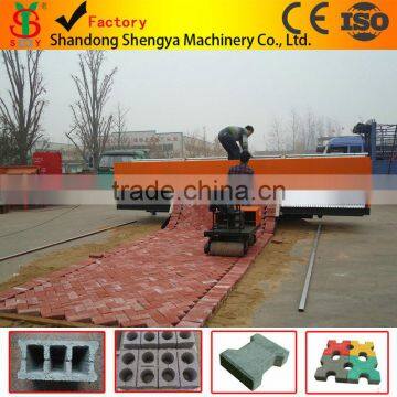 Shengya Brand SY6-400 block paver for making road,automatic tiger stone machine for concrete brick price in Nigeria