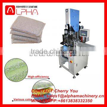 Sponge Scrubber Pad Cutting Machine and Sponge Welding Machine for Sale photo-6