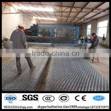 Zinc-Al alloy surface Hot dip galvanized finish gabion hexagonal woven mesh mattress