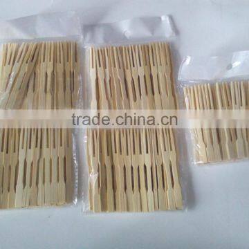 Length 9cm Good Quality Disposable Bamboo Fruit Fork for Wholesale photo-2