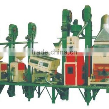 Complete rice milling machine / compact rice mill