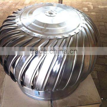 low noise no power roof exhaust fan for workshop with CE