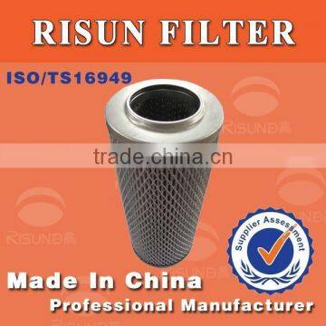 Hydraulic oil filter core for construction machinery