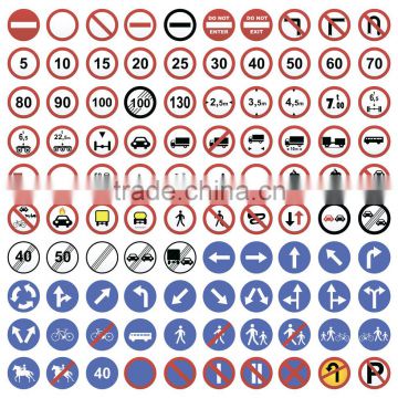 Customrized Aluminium Reflective Traffic Road Signs