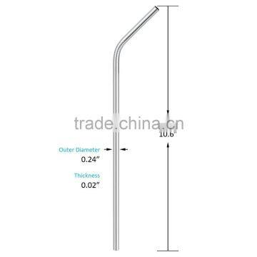 Stainless Steel Straws 4 Drinking Straws and 1 Brush Set photo-5