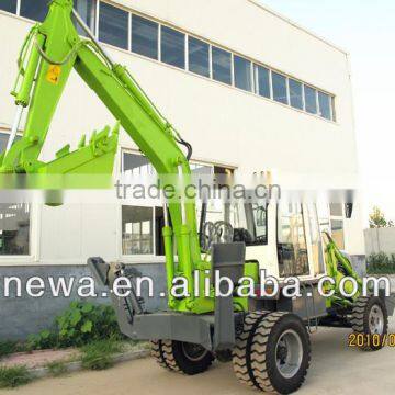 small garden tractor loader backhoe
