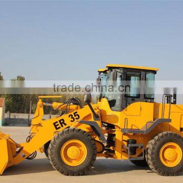 Everun Brand CE Approved ER35 Small Construction Wheel Loader Front End Loader With Standard Bucket photo-3
