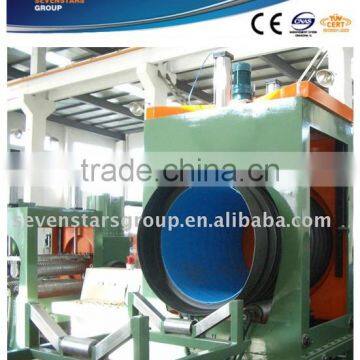 Big size plastic pipe crusher/crushing machie for PP PE PVC pipe