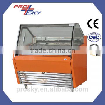 italian gelato food display machine for sale