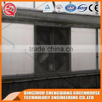 Agriculture Hot Galvanized Steel Frame Glass Greenhouse Cooling System photo-6