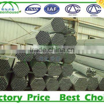 China Supplier Galvanized Round Steel Pipe For Greenhouse Frame photo-2