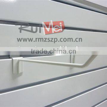 Flooring Portable Metal Supermarket Display Stand Slatwall Display photo-2
