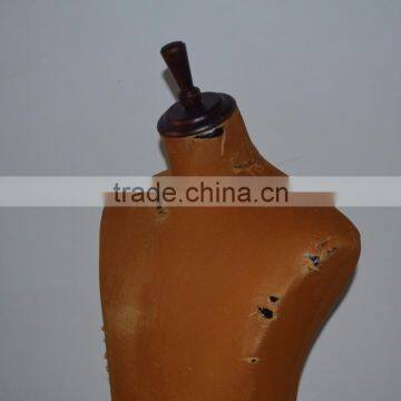 Worn Out Fabric Upper Body Retro Man Tailor Mannequin Display photo-6