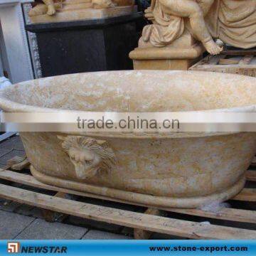 Antique stone bathtub