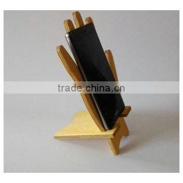 Wooden Phone Stand Hand photo-5