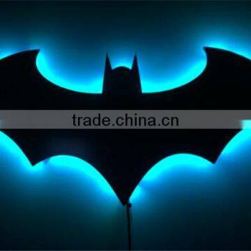 Bat Lamp Mirror Lamp Batman Mirror Lamp With Remote Control Colorful KTV Corridor Background Wall Lamp photo-5