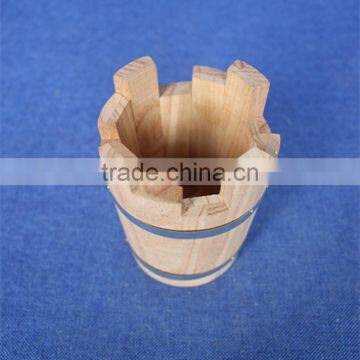 Small Wood Buckets Antique Wood Bucket Wooden Bucket for Kid photo-3