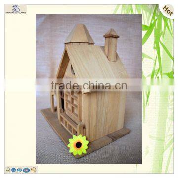 Best Selling Unfinished Natural Antique Wood House Castle photo-3