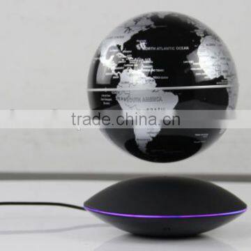 Magnetic Floating Levitation Globe Unique Maglev Globe Silver Color photo-5