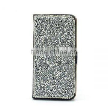 For Iphone6 Shiny PU Leather Flip Phone Case, Glittering Leather Phone Cover, pu Leather Flip Case for Iphone6 photo-3