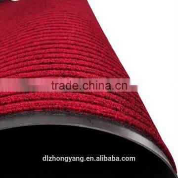 Handmade Stair Polyester Plush Red and Black Corridor Used Casino Carpet photo-2