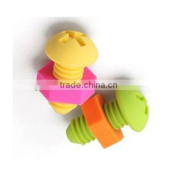 FDA LFGB Food Grade Standard Silicone Rubber Wine Bottle Stopper photo-3