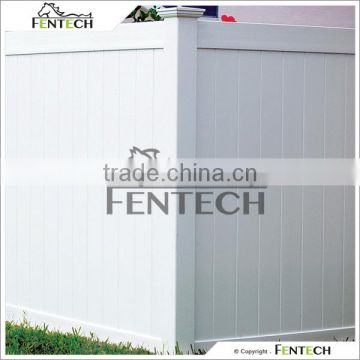 White Privacy Vinyl Security Fence with cheap Fence Panels