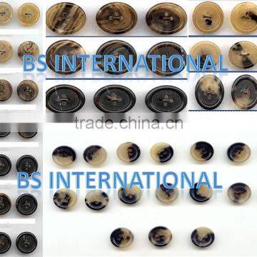 Buffalo Horn Bone Button Blanks photo-4
