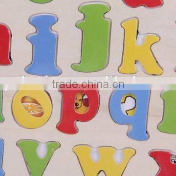 Colorful Wooden Alphabet Puzzle photo-2