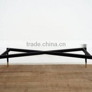 28 Inch Height Metal Iron Table Base With Brass Legs photo-2